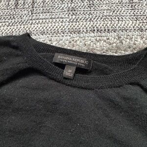 Banana Republic Black Crew Neck